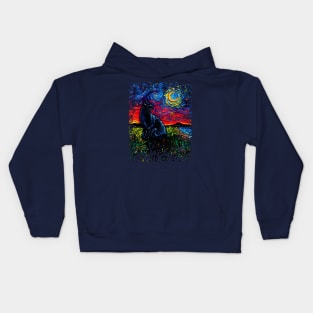 Black Cat Night 2 (Splash version) Kids Hoodie